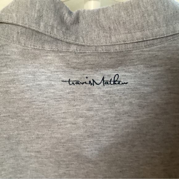 TRAVIS MATHEW Mens XL Polo Shirt  Golf  short sleeve logo front and back - Picture 5 of 10